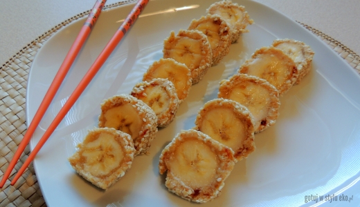 Bananowe sushi