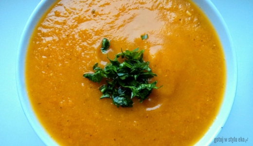 Prosta zupa dyniowa - tylko z warzyw :) 