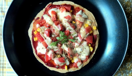 Dietetyczna pizza z patelni - szybka, prosta i smaczna :) 