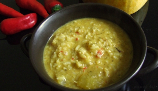 Dyniowo - ryżowa zupa