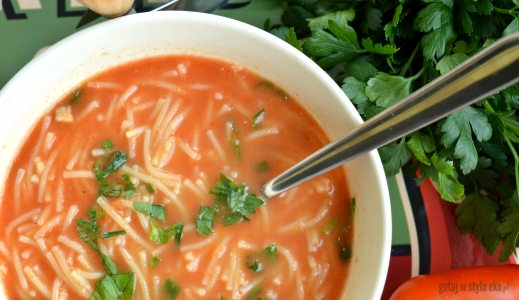 Zupa pomidorowa, jak u mamy
