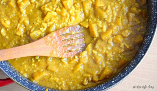 Wegańskie curry z dynią :) 