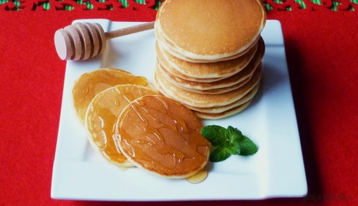 Waniliowe pancakes