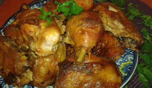 Pieczone pałki kurczaka do obiadu