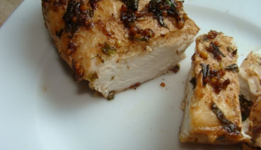 Filet z kurczaka w ziołowo musztardowej marynacie 