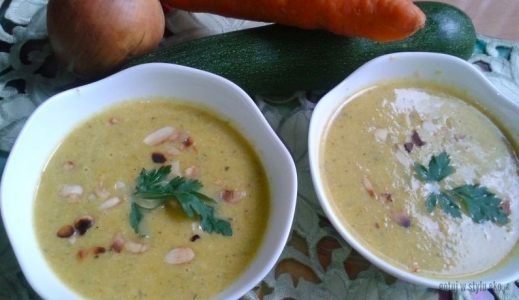 Cukiniowo - marchewkowa zupa krem