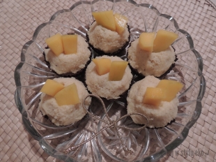Tartaletki z kremem jaglanym i mango