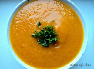 Prosta zupa dyniowa - tylko z warzyw :) 