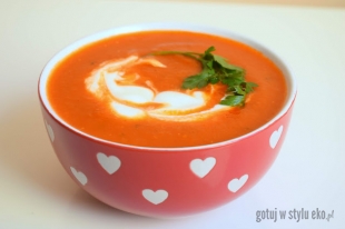 Zupa krem ze świeżych pomidorów :) 