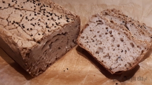 Chleb bezglutenowy na zakwasie owies - sorgo z ostropestem
