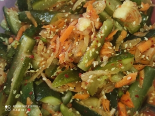 Kimchi ogórkowe (oi kimchi)