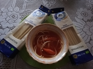 Zupa pomidorowa ze spaghetti Alce Nero