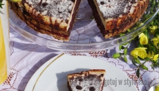 Tort makowo - migdałowy