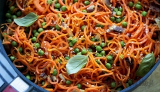 Spaghetti z marchewki