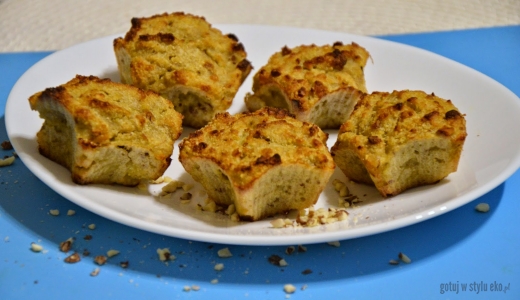 Orzechowo- gruszkowe muffinki 