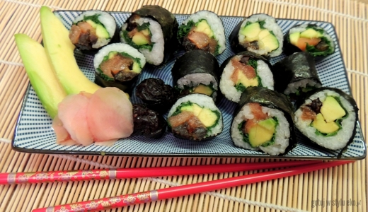 Wegańskie sushi z nutą słodyczy