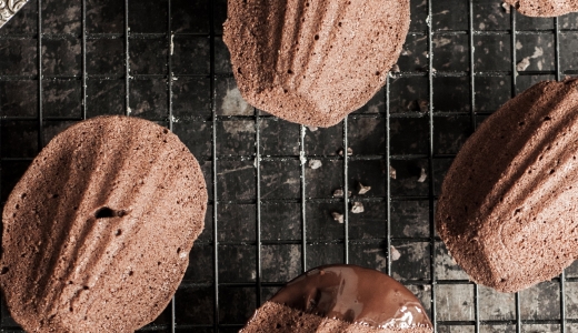czekoladowe magdalenki z mąki ryżowej pełnoziarnistej 