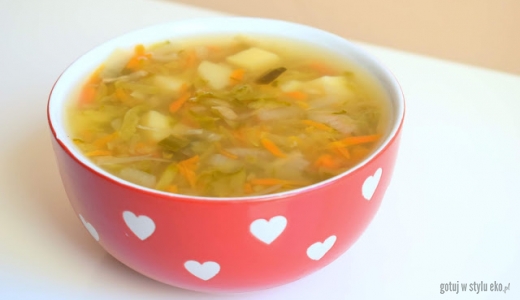 Prosta zupa ogórkowa - bez mięsa! :)
