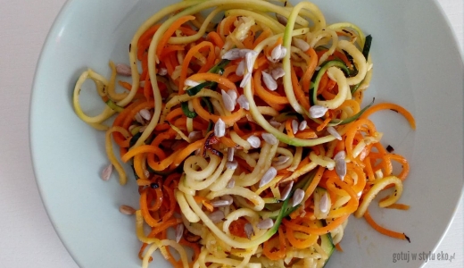 Spaghetti warzywne 