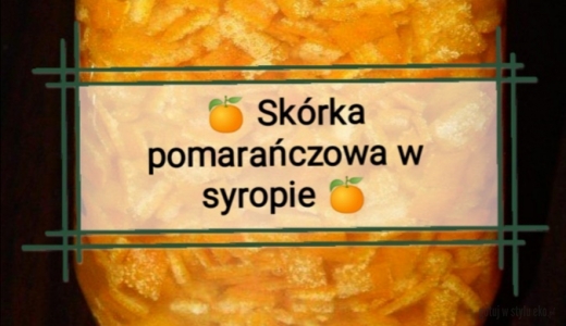 Skórka pomarańczowa w syropie 