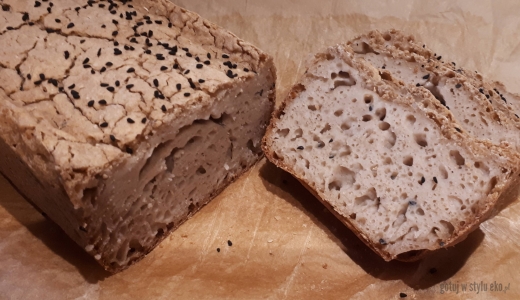 Chleb bezglutenowy na zakwasie owies - sorgo z ostropestem
