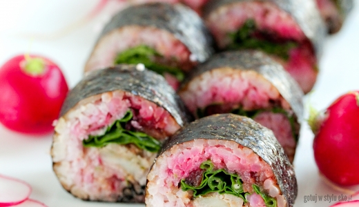 Sushi z rzodkiewką
