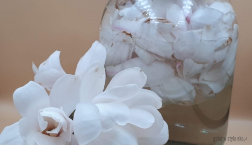 Ocet z kwiatów magnolii