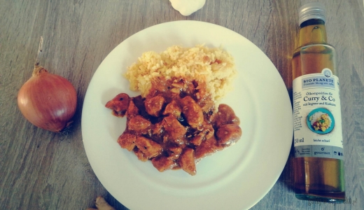 Danie Indyjskie Kurczak z ryżem Tikka masala