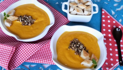 Zupa krem z dyni i marchewki