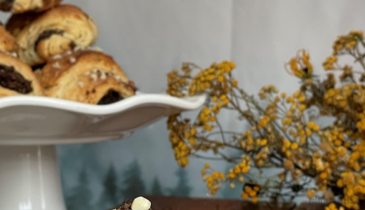 Zawijańce makowo – migdałowe z ciasta półfrancuskiego