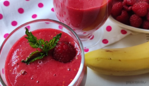 Koktajl malinowo-grejprfutowy