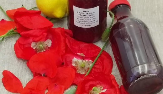 Syrop z płatków maku polnego
