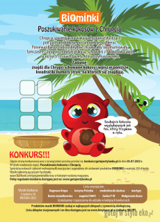Regulamin konkursu: Poszukiwanie kokosów z Chrupcią