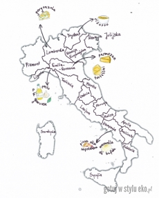 Kuchnia włoska - mapa smaków 