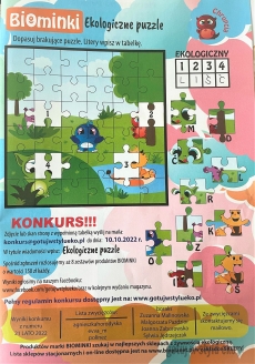 Wyniki konkursu Biominki - Ekologiczne puzzle