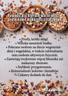 Makarony proteinowe