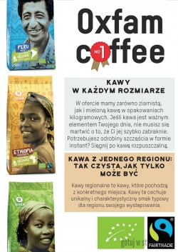 Oxfam Fair Trade - synonim wysokiej jakości kawy!