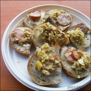 Niemieckie kanapeczki śniadaniowe