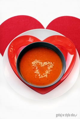 Pomidorowo-kokosowa zupa miłosna 