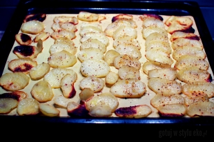 Pieczone talarki ziemniaków