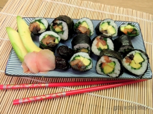 Wegańskie sushi z nutą słodyczy