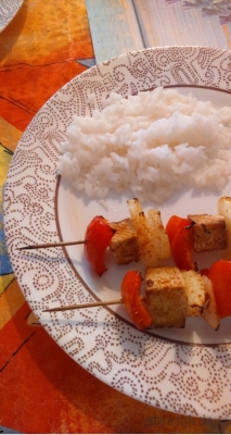 Letnie szaszłyki z tofu