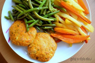 Kotlety z indyka z marchewką - dietetyczny obiad :) 