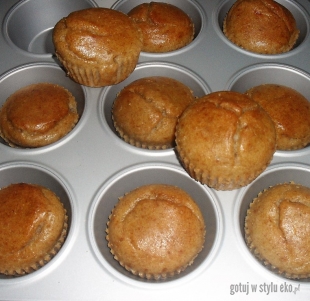 Bezglutenowe muffinki z mąką sorgo