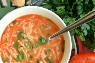 Zupa pomidorowa, jak u mamy