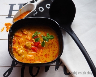 Zupa curry z batatem