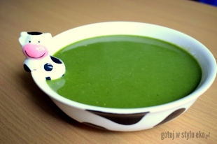 Wegańska zupa-krem szpinakowa :) 