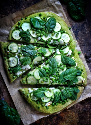 Zielona pizza 