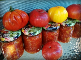 Pomidory w sosie własnym
