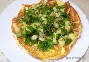 Wytrawny omlet na białkach